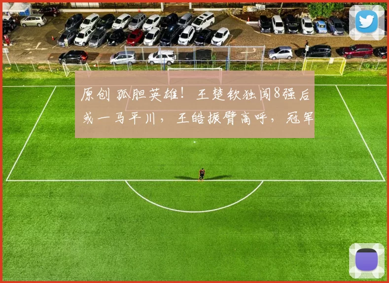 原创 孤胆英雄！王楚钦独闯8强后或一马平川，王皓振臂高呼，冠军稳了